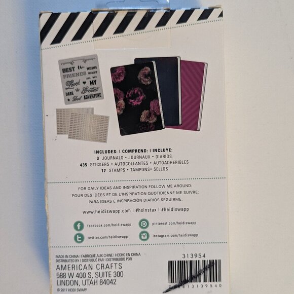 NWT Heidi Swapp 'Take Time to Take Time' 3 Mini Journals Kit Writing Xmas Gift - Picture 4 of 5